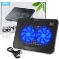Base Ventilador Notebook Base Cooler Notebook Negro Mesa Enfriador