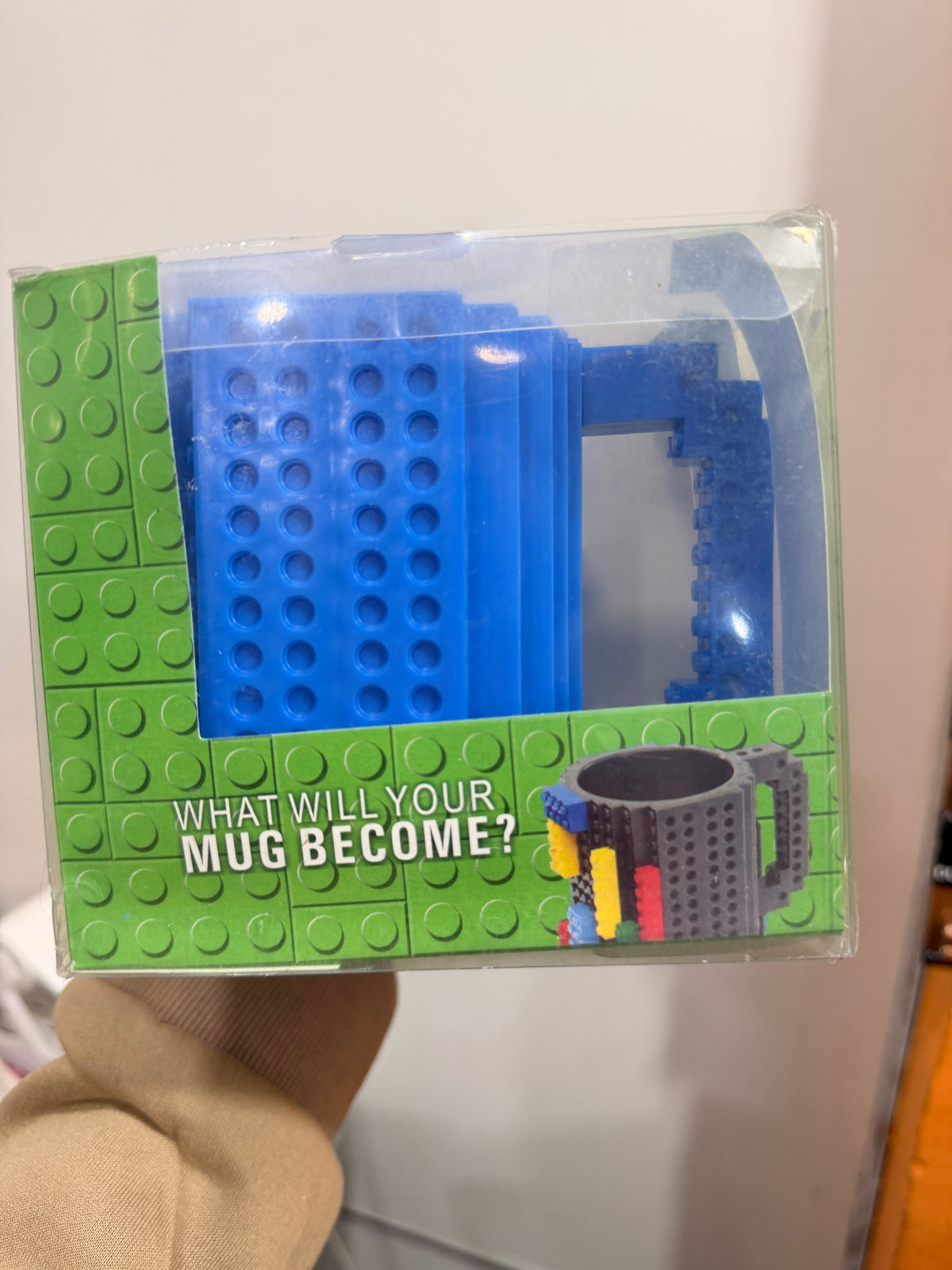 Taza de legos Mug color Azul