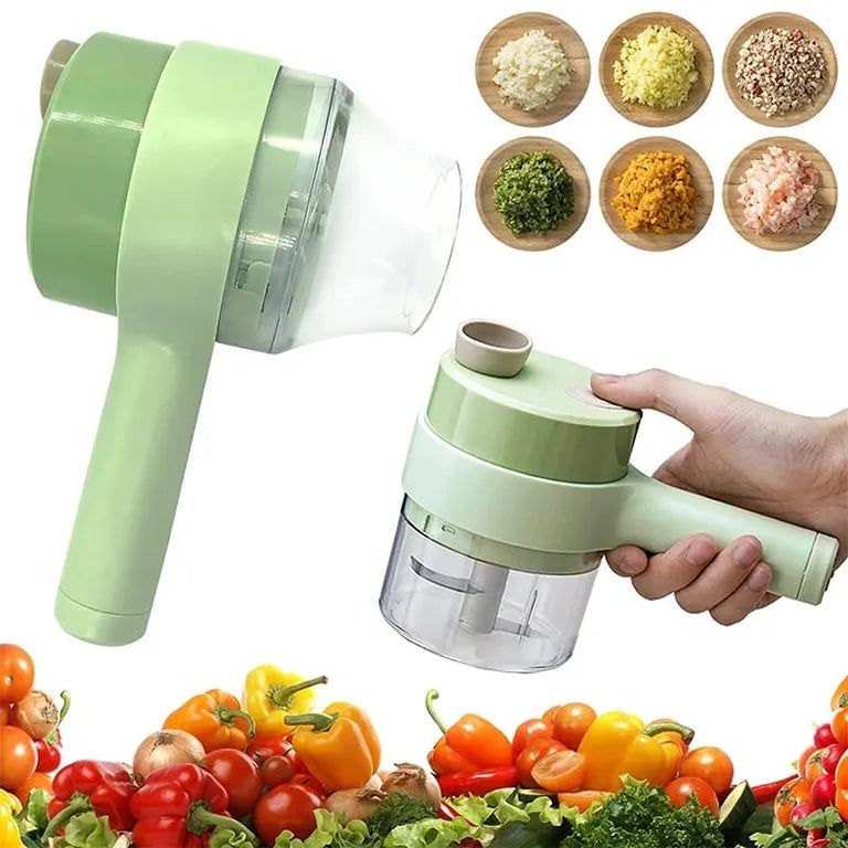 Mini Picadora Manual de Cocina Multifuncional – Cortador de Verduras, Ajo, Cebolla y Más