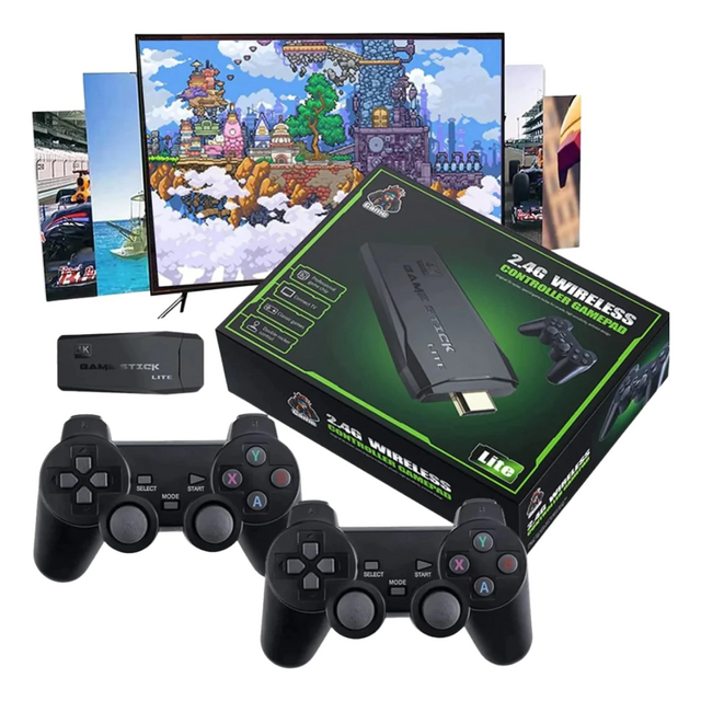 Consola de Videojuegos Retro +10.000 Juegos Gamestick