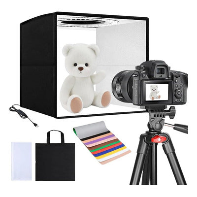 Estudio Fotográfico Portátil 40x40 - Caja De Luz Para Foto