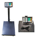 Pesa Balanza Digital Con Brazo Hasta 150 Kilos Color Plateado