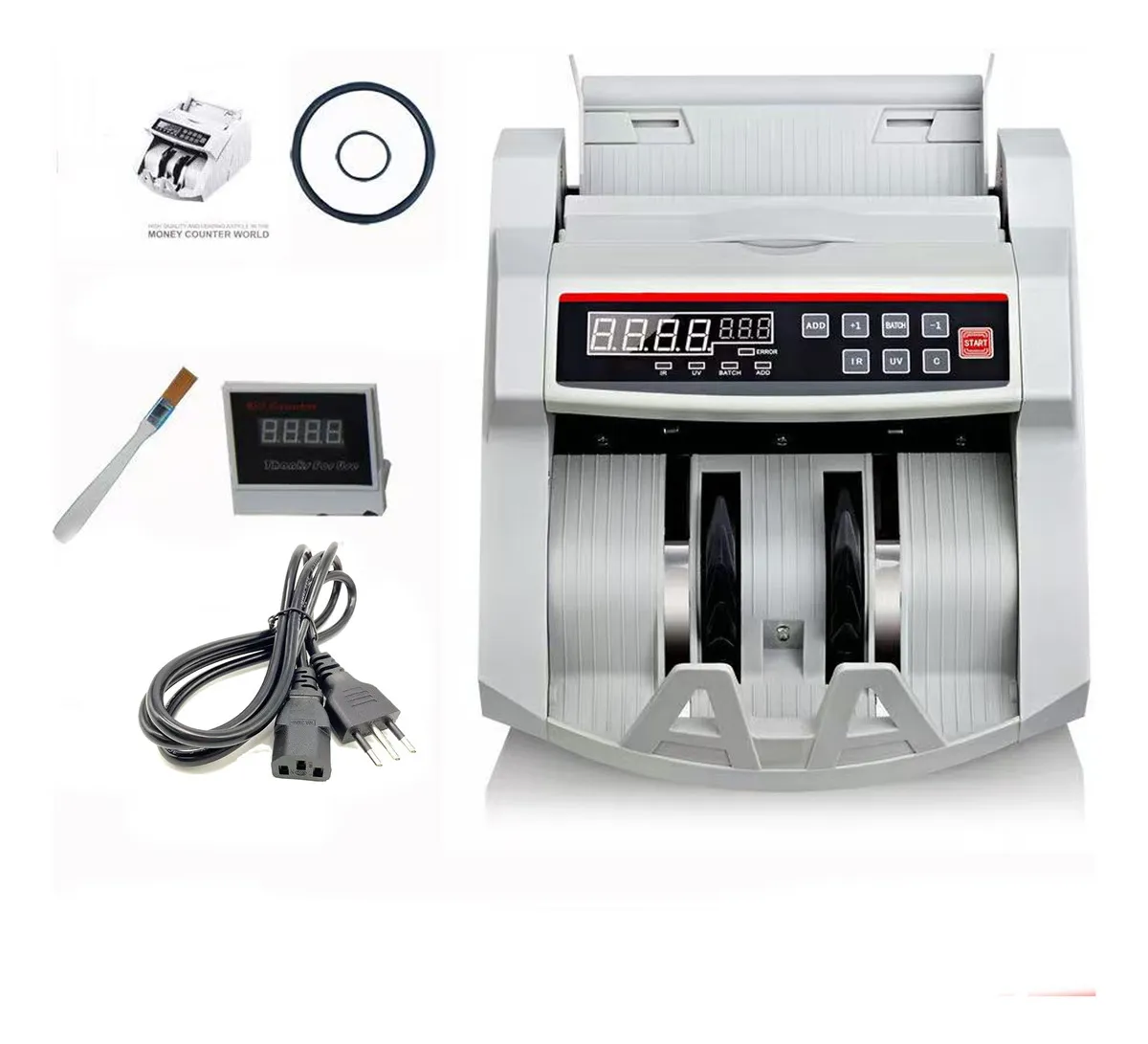 Máquina Contador Dinero Profesional Detector Billetes Falsos