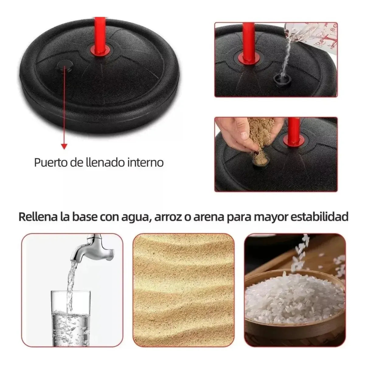 Set Aro De Basket + Pelota + Inflador
