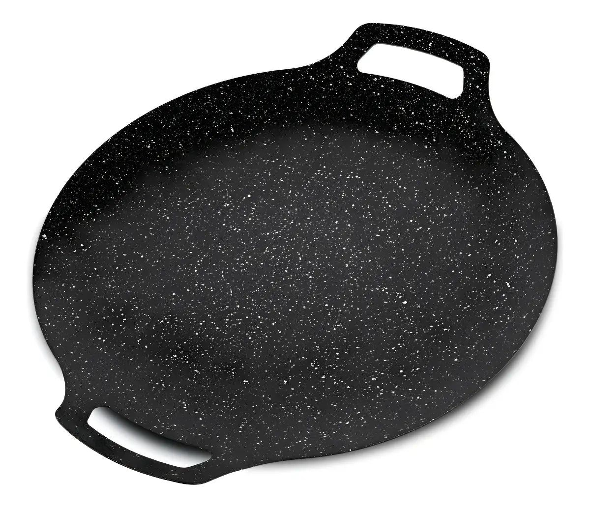 Plancha Budare Antiadherente Para Tortillas Arepas Tacos 35 Cm Color Negro