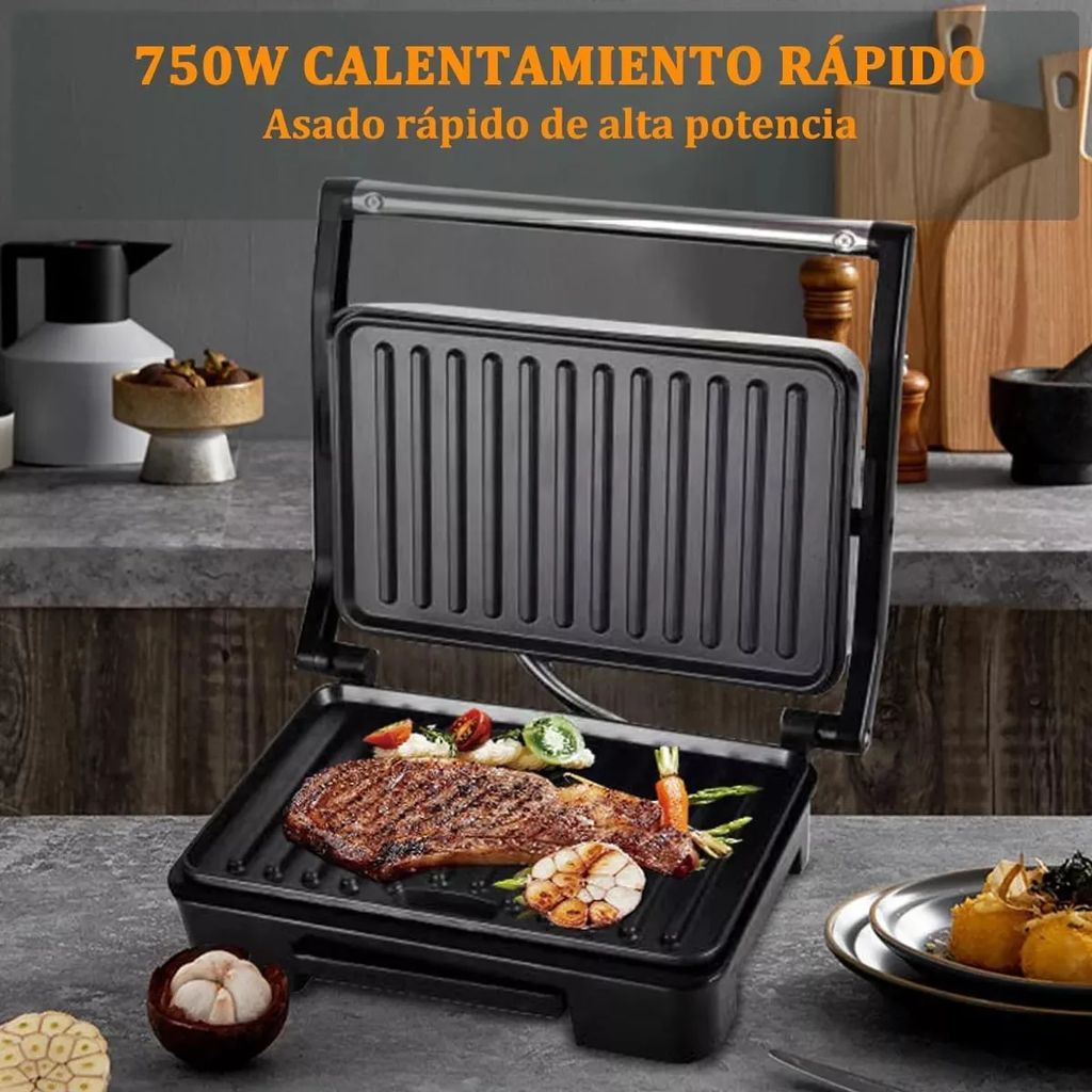 Plancha Sandwichera Sanguchera Tostadoras Elect Parrillera