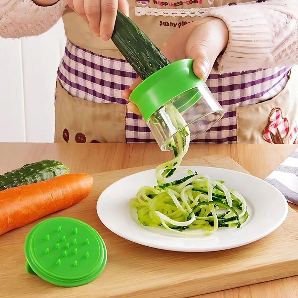 Cortador Verduras Zucchini Espiral Manual