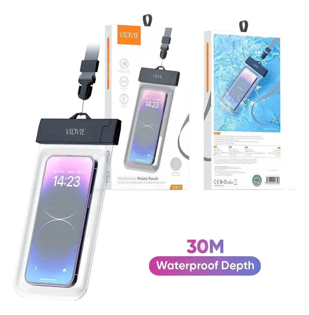 Funda Protectora Celular Waterproof 30 Metros Vidvie