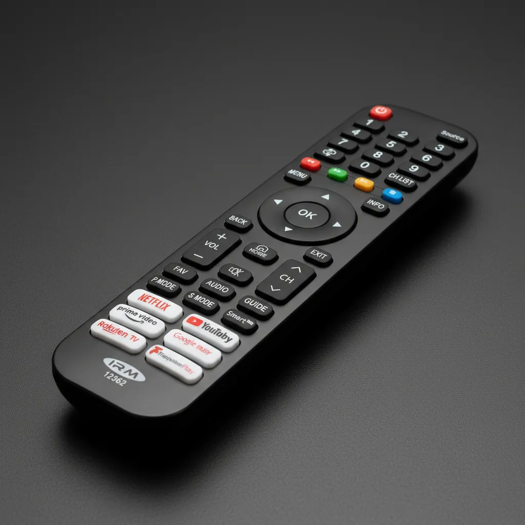 Control Remoto Universal Smart Tv Irm-12362 NEGRO