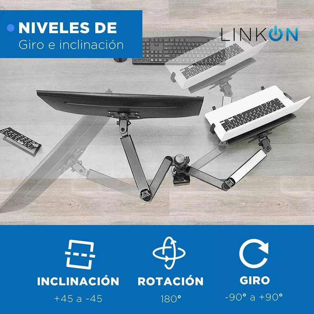 Base Multi-function Desktop 3 para monitor Notebook y Tv
