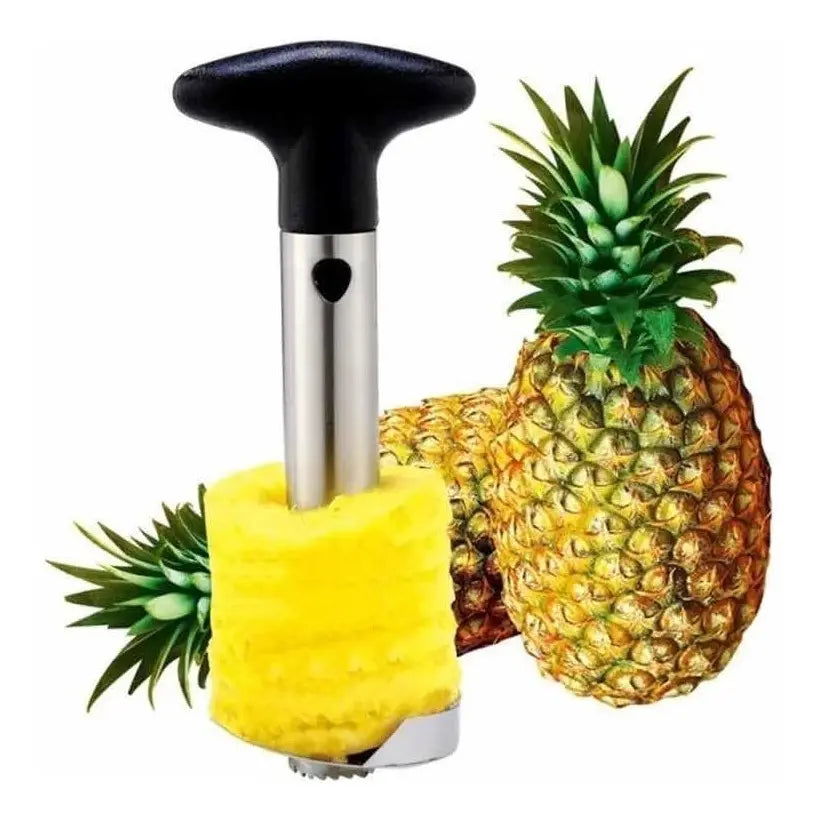 Cortador y Pelador de Piña en Acero Inoxidable 🍍