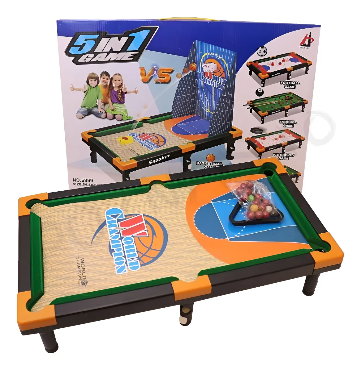 Mini mesa de Juegos 5 en 1