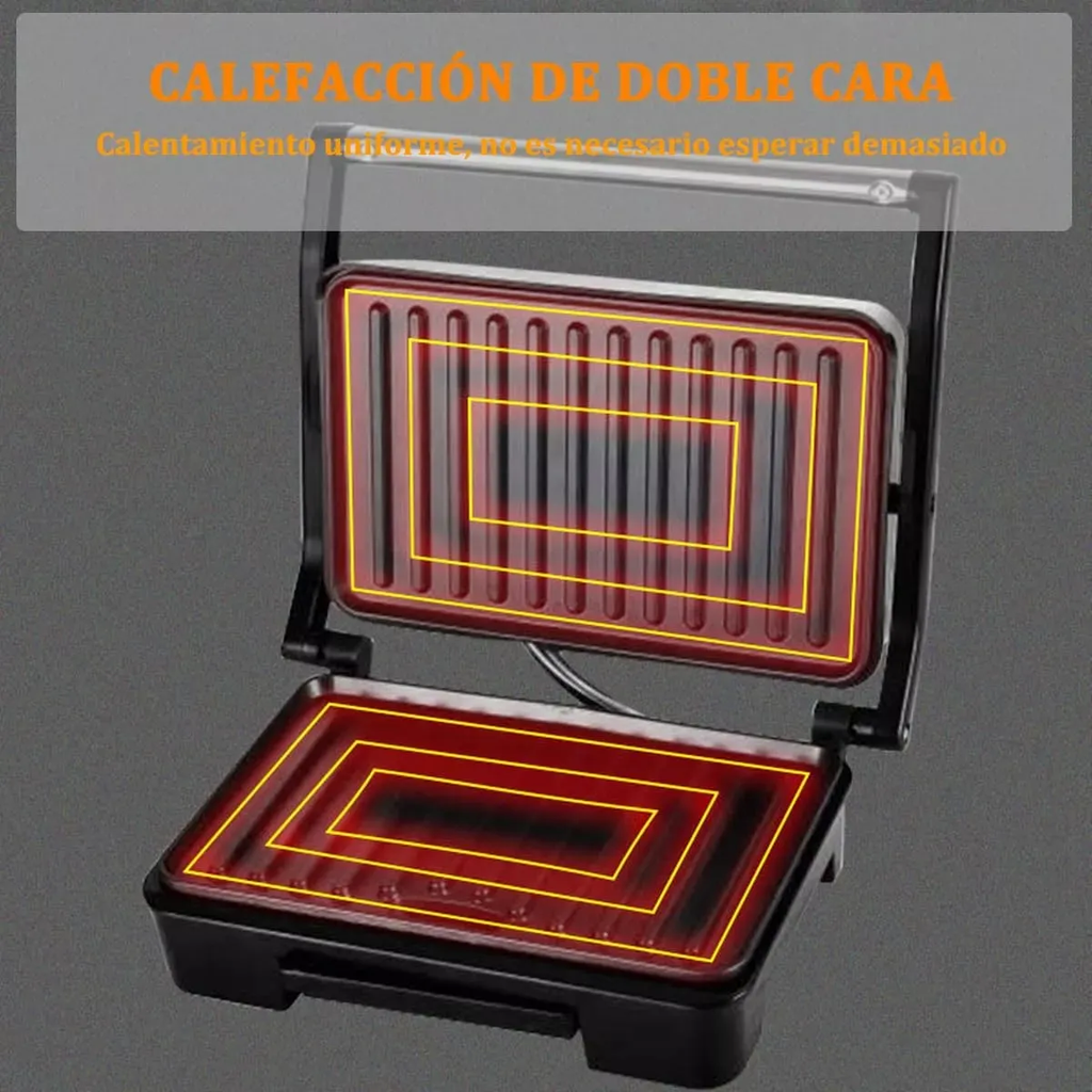 Plancha Sandwichera Sanguchera Tostadoras Elect Parrillera