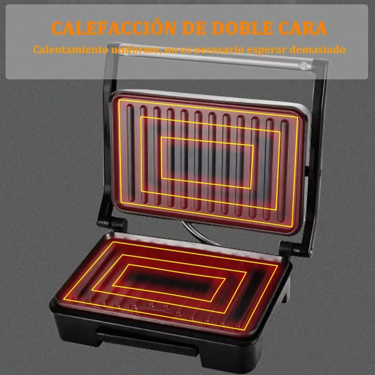 Plancha Sandwichera Sanguchera Tostadoras Elect Parrillera