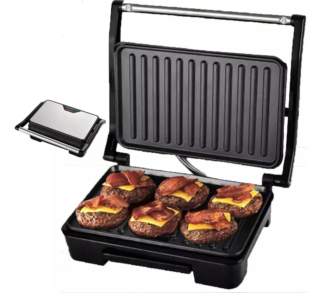 Plancha Sandwichera Sanguchera Tostadoras Elect Parrillera