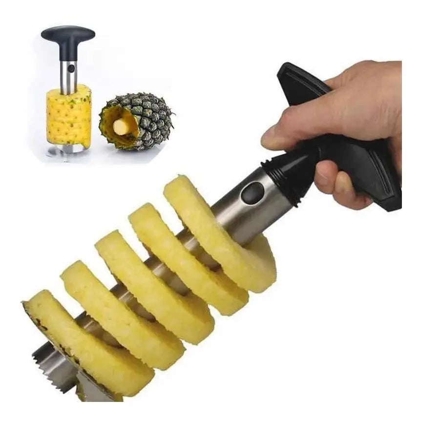 Cortador y Pelador de Piña en Acero Inoxidable 🍍
