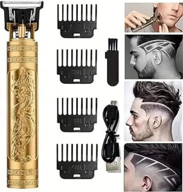Maquina Afeitadora De Barba Y Pelo Inalambrico Vintage T10