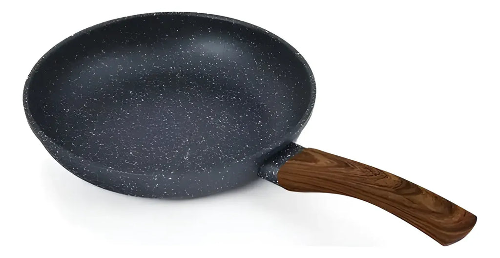 Sarten De Induccion Antiadherente 24cm Con Mango De Madera