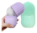 Rodillo Facial De Hielo Silicona Revitaliza Piel Rostro