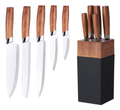Set de Cuchillos 6 pcs Mango de madera