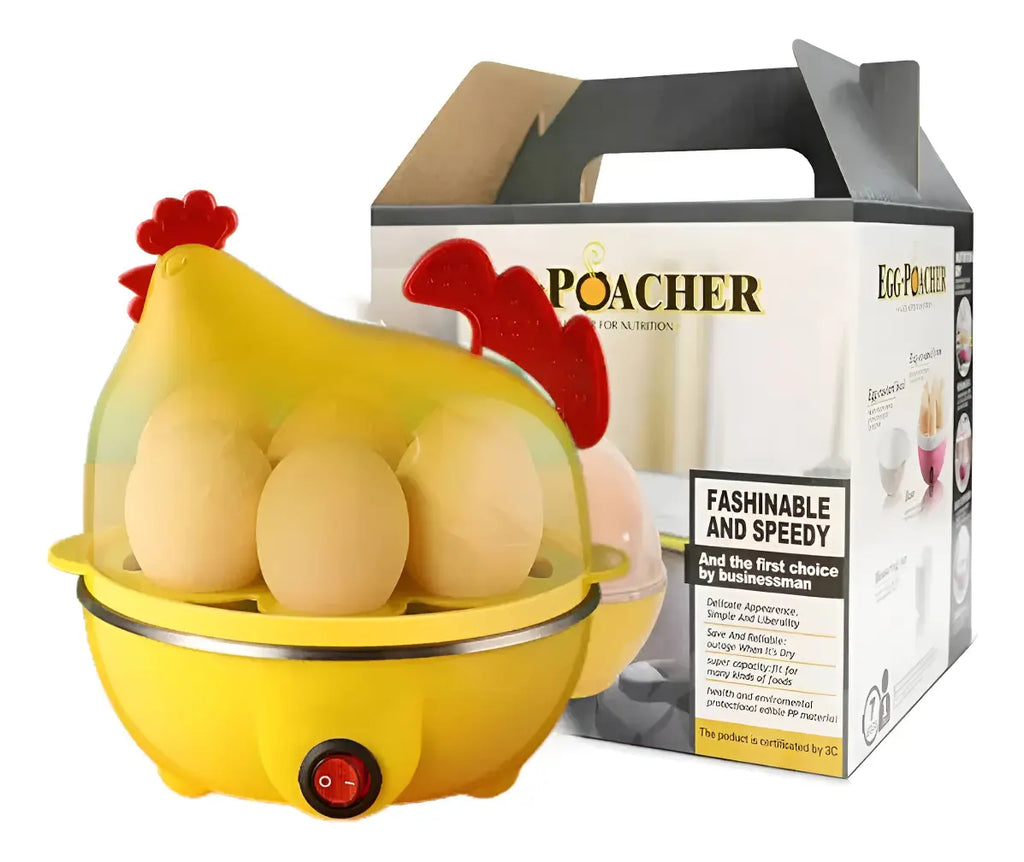 Gallina Electrica cocedora de Huevos al Vapor 1min apagado automático