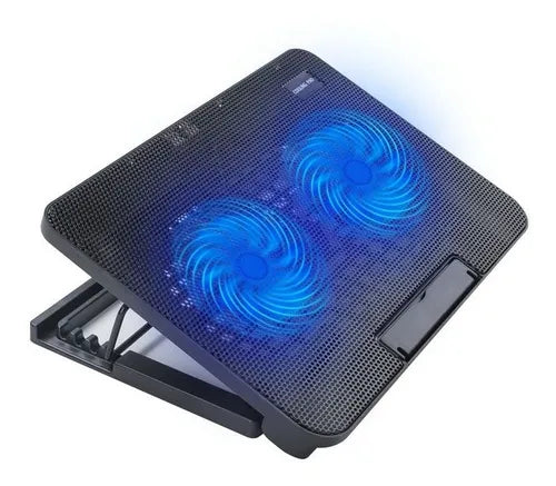 Base Ventilador Notebook Base Cooler Notebook Negro Mesa Enfriador