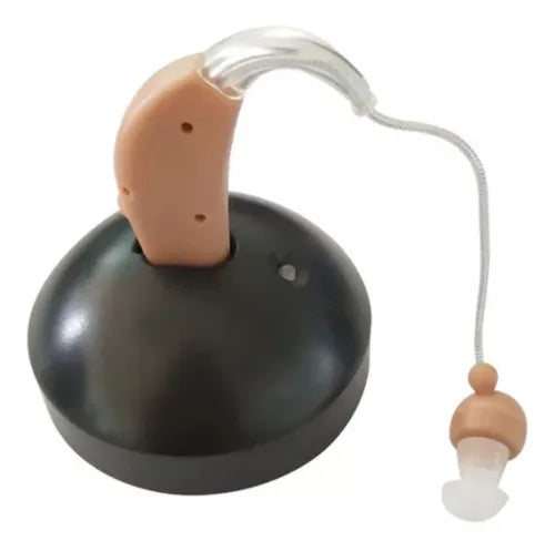 Audifonos Recargable De Sordera Amplificador Color Beige