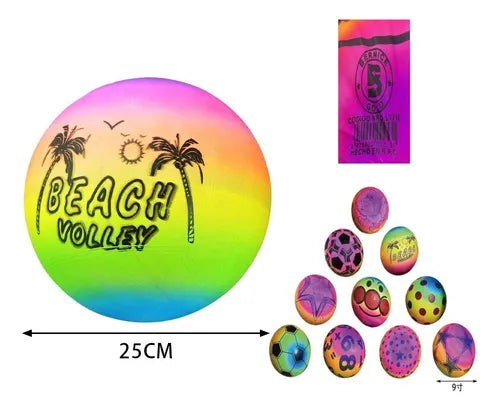 Pelota Playera Niños Volley ArcoIris