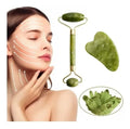Rodillo Masajeador Facial De Jade Relajación Guasha