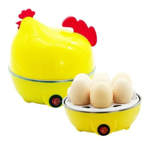 Maquina Hervidor Cocedor De Huevos A Vapor 7 Huevos Amarillo