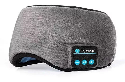 Antifaces Auriculares Dormir Bluetooth Música Color Gris