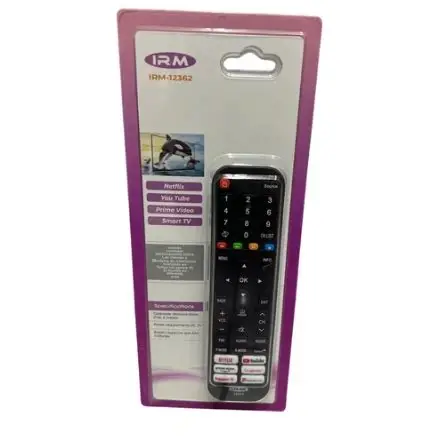 Control Remoto Universal Smart Tv Irm-12362 NEGRO