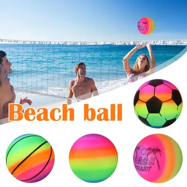 Pelota Playera Niños Volley ArcoIris