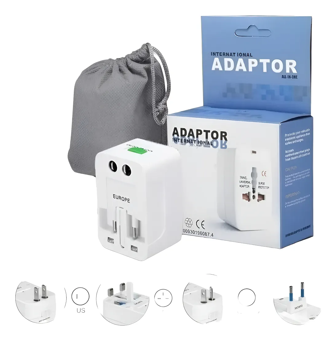 Adaptador Viajero Universal – Conecta en Más de 150 Países