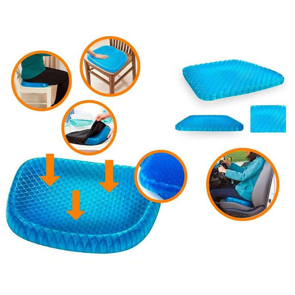 Asiento Cojin de Gel Ortopedico para Silla