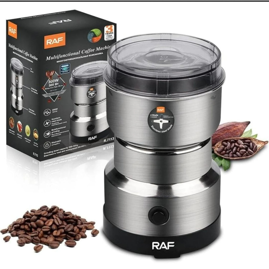 Molinillo de Café Eléctrico Multifuncional RAF – Potente y Compacto