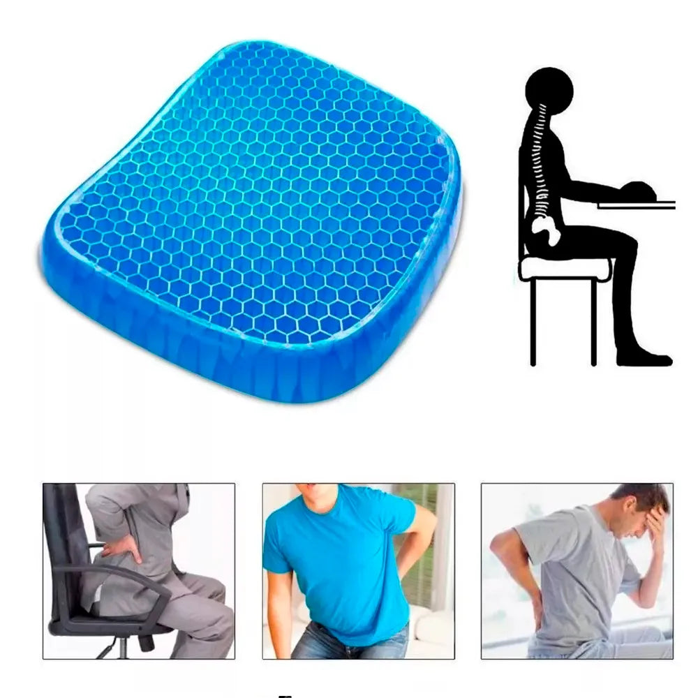 Asiento Cojin de Gel Ortopedico para Silla