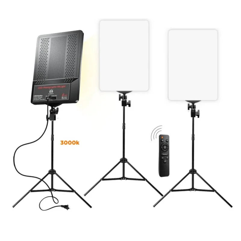 Panel de Iluminacion Pl-48 Luz Led + Tripode