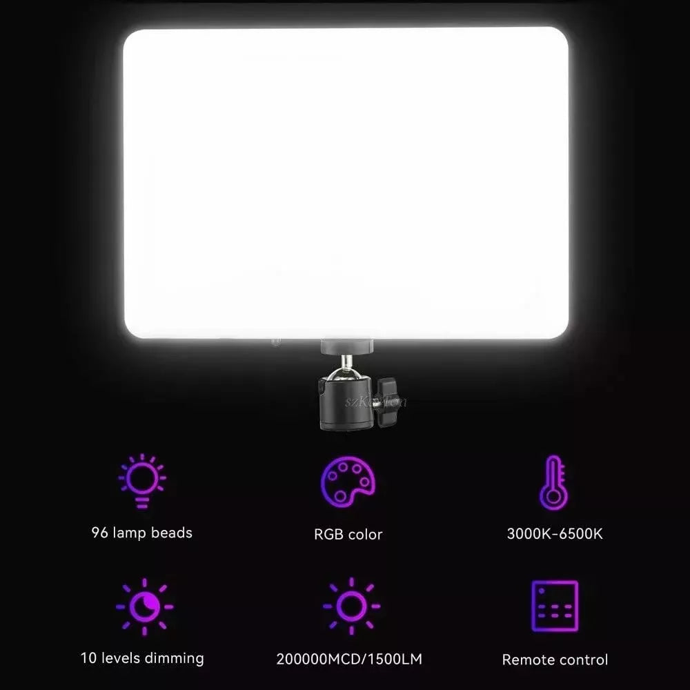 Panel de Iluminacion Luz Led PL-26 + Tripode