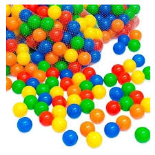 Malla de pelotas plasticas para piscina 30 unidades