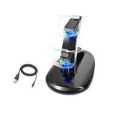 Cargador Inalambrico Playstation 4  PS4 Mando Dual 2 Controles Control Play 4 USB