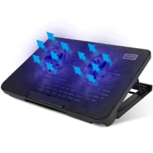 Base Ventilador Notebook Base Cooler Notebook Negro Mesa Enfriador