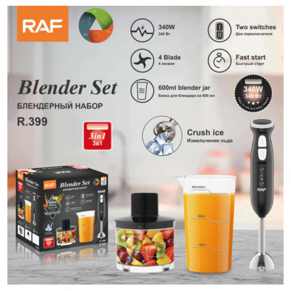 Set de Batidora Multifuncional RAF 3 EN 1