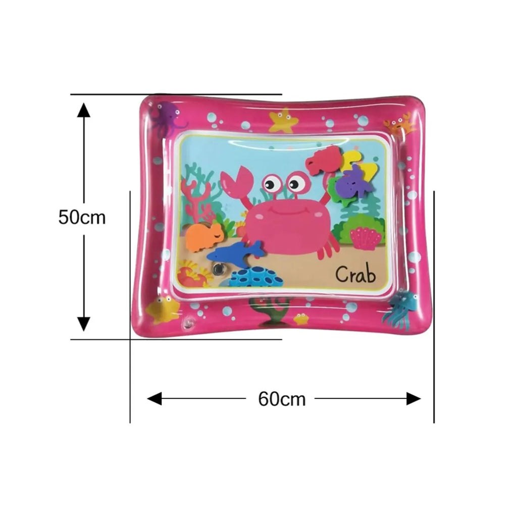 Alfombra de agua Para bebes Refrescante didactica color rosado