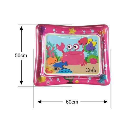 Alfombra de agua Para bebes Refrescante didactica color rosado