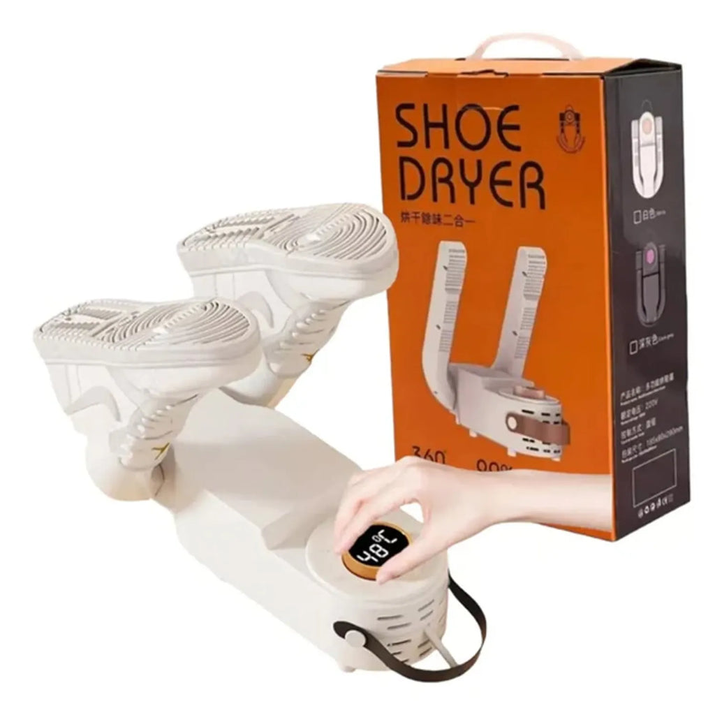 Secador Zapatos Calentador Deshumificador Esteriliza Olor Blanco